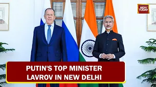 Russian Foreign Minister Sergei Lavrov Meets Jaishankar, Hails India's 'Neutral' Stand On Ukraine