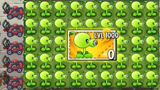 PvZ 2 Challenge - All Plants vs 99 Chicken Wrangler Zombies - Who Will Win?