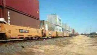 BNSF Double Stack in Plano TX