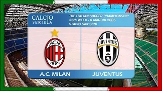 Serie A 2004-05, AC Milan - Juve (Full, RU)