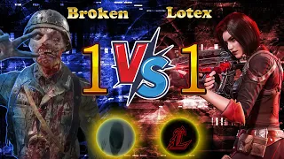دوئل تاریخی بروکن vs لوتکس در شرایط مساوی و تک به تک!! 😳😳😵‍💫 | broken Vs lotex in codmobile
