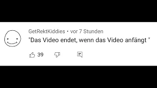 Das Video endet, wenn das Video anfängt