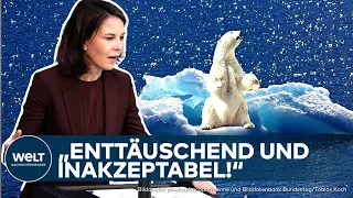 GRÜNE REBELLION: #COP28-Debakel! Weltklimakonferenz vor Verlängerung - Baerbock lehnt Entwurf ab