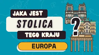 49 Państw Europy i ich Stolice 🌍 QUIZ | Poziom Łatwy do HARDCORE 🧠