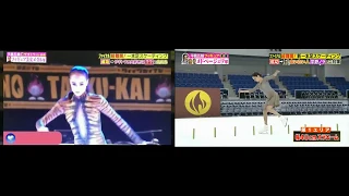 Алина Загитова vs. Женя Медведева. Баттл на на полосе припятствий (Шоу Япония).