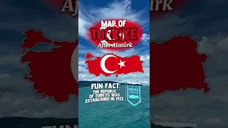 Map of Turkiye After Sevres and After Atatürk