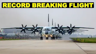 China Y-9 transport aircraft makes record breaking 40 hours flight