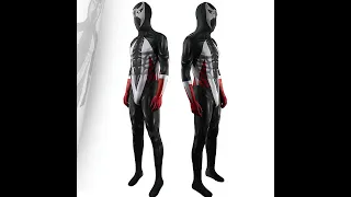 Hallowcos Spawn Cosplay Costume Superhero 3D Printed Bodysuit with Detachable Mask