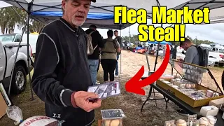 Finding Incredible Sports Card Deals at the Flea Market!