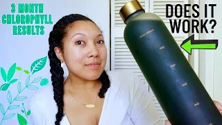3 MONTH CHLOROPHYLL RESULTS - DOES IT *really* WORK?? Benefits | How to Use | Ashkins Curls #sakara