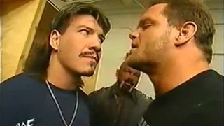 Very serious tensions between Chris Benoit and Eddie Guerrero- WWF Smackdown! 3/1/2001