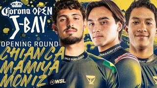 João Chianca, Barron Mamiya, Seth Moniz | Corona Open J-Bay 2023 - Opening Round Heat Replay