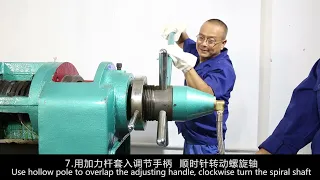 Guangxin YZYX120SLWZ Combined Oil Press Operation #guangxinoilpress #oilpressmachine