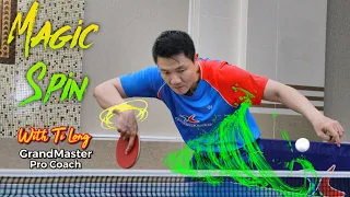 MAGIC and GHOST serve in table tennis with Ti Long | Serve Tricks