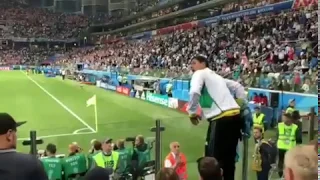 El insulto generalizado de los hinchas a Jorge Sampaoli en el final del partido con Croacia