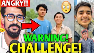 WARNING to All😰.. Pridev  joshi Very Angry🤬Poked Ratan karki | Bikki Roaster Reply!