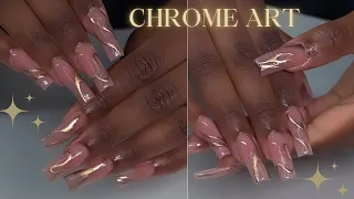 CHROME NAIL ART | CHROME HACK TUTORIAL | PERFECT CHROME NO MESS!