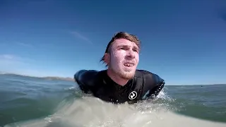 Surfing a one minute wave at VENTURA (Wild West Swell)