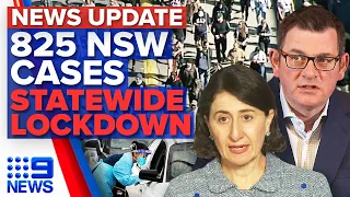 NSW suffers worst day of pandemic, Victoria's statewide lockdown protested | 9 News Australia