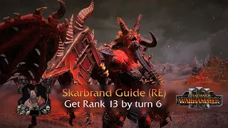 Strongest Skarbrand start - rank 13 turn 6 remake - Total war Warhammer 3