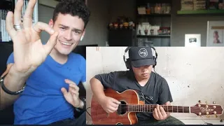 MANTAP BOYS!! Alip Bata -FarFromHome - 5fdp (Guitar Cover) REACTION