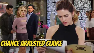Y&R Spoilers Chance takes Claire to jail - suspect her of having something to do with the other body