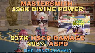Mastersmith -  198K Divine Power with 900K HSCR Damage Guide - Ragnarok Origin Global
