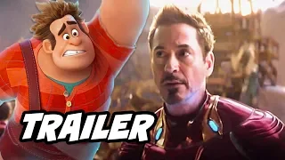 Wreck It Ralph 2 Trailer - Infinity War Marvel Disney Easter Eggs Explained