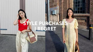 Style Purchases I Regret Buying + 5 Items I'm Decluttering