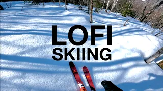 Ski Music Relaxing POV Backcountry Powder Skiing | 30 Minutes in Vermont – Lofi Skiing Vol. 1