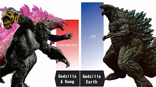 Who Can Beat Team GODZILLA EVOLVED & KONG B.E.A.S.T GLOVES? - Godzilla and Kong Power Levels