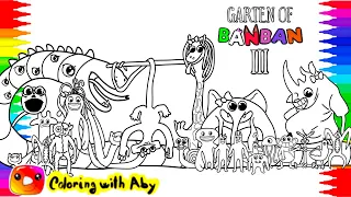 Garten of BanBan 4 - all new bosses + secret ending (Chapter 8) Coloring Pages | NCS Music