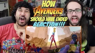 How AVENGERS INFINITY WAR Should Have Ended - REACTION!!!