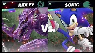 Super Smash Bros Ultimate Amiibo Fights – Request #15994 Ridley vs Sonic