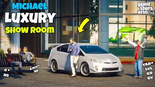 Michael Build New Luxury Car Dealerships  | Toyota Prius | GTA 5 | Real Life #21 Mod​ | GTA V URDU