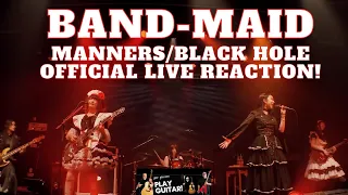 BAND MAID - Manners/Black Hole Official Reaction!