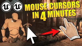 Unreal Engine - Change Mouse Cursor With Events! (Tutorial)