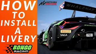 Install an ACC livery?