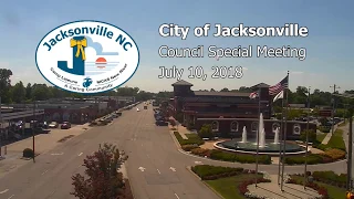 City Council Special Meeting - July 10, 2018