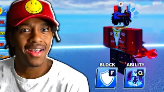 I Cheated Using ADMIN WEAPONS & ABILITIES In Roblox Blade Ball