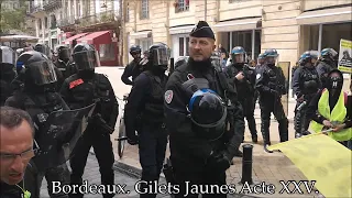 Bordeaux: Gilets Jaunes, Acte XXV, Militarization of French Security Forces