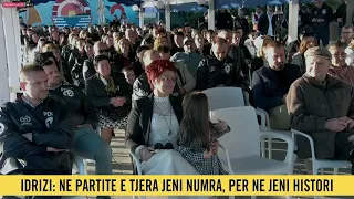 Kreu i PDIU takim me elektoratin në Durrës, Idrizi: Për të tjerët jeni numra, për ne histori
