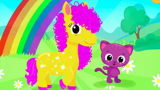 Cute & Tiny Horses, Pet Shapes & Magic Makeover - Best App Mini Games