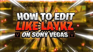 How to Edit like *Laykz* in Vegas Pro | Need A *FREE* Fortnite Montage/Highlights Editor?