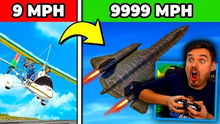 Upgrading Slowest to FASTEST Airplane in GTA 5! (WOW!)