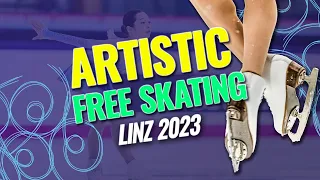 Khrystyna HALIARETA (UKR) | Junior Women Free Skating | Linz 2023 | #JGPFigure