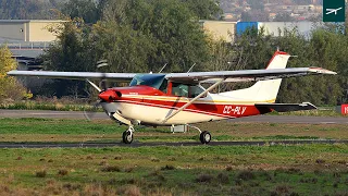 Cessna R182 Skylane RG II CC-PLV takeoff at Tobalaba Airport (SCTB)