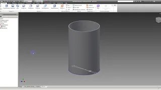 Inventor - моделирование прорезей в цилиндре