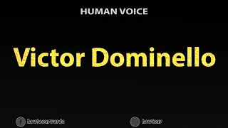 How To Pronounce Victor Dominello