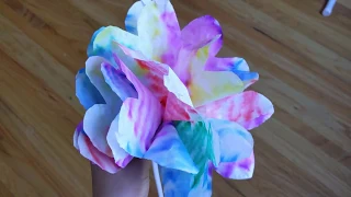 Creative Kids at Home: Coffee Filter Flowers